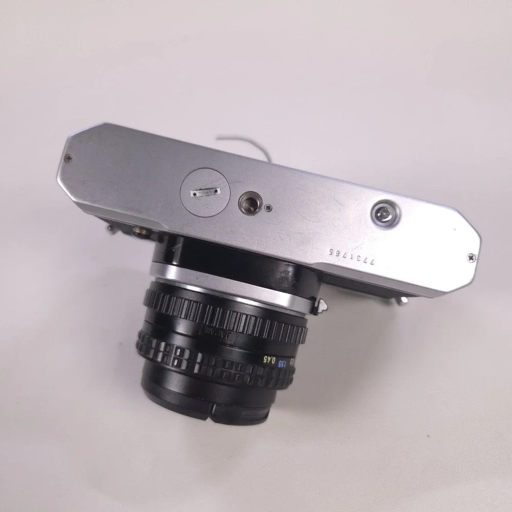 Asahi PENTAX K1000 SLR 35mm Camera SMC PENTAX-A 1:2 50mm Untested As-Is - Picture 8 of 16